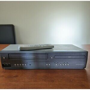 Magnavox DV225MG9 DVD VCR Combo Player VHS Hi-Fi With Remote Vintage Works